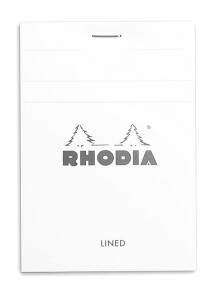 Rhodia Block Rhodia White 85x120 lin 80Bl
