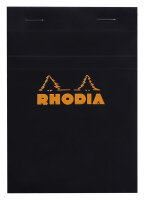 Rhodia Notizblock Rhodia A6 geh kar 80Bl sw