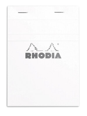 Rhodia Block Rhodia White A6 kar 80Bl