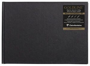 Clairefontaine Skizzenb Goldlin A5 Q 140g 64Bl elf