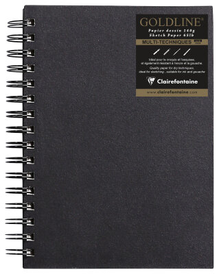 Clairefontaine Goldline Spiral A5 H 140g 64Bl elfb