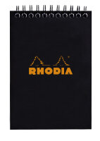 Rhodia Notizblock A6 Doppel kar 80Bl schw