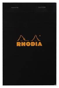 Rhodia Notizblock Rhodia 11x17 geh kar 80Bl sw
