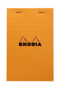 Rhodia Notizblock Rhodia 11x17 geh kar 80Bl ora
