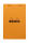Rhodia Notizblock Rhodia 11x17 geh kar 80Bl ora