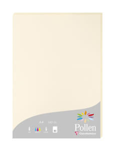 Clairefontaine Papier A4 Pollen 160g elfenbein 50Bl
