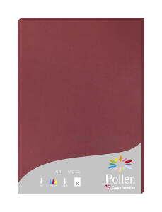 Clairefontaine Papier A4 Pollen 160g bordeaux 50Bl