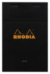Rhodia Notizblock 110x170 geh lin 80Bl sw