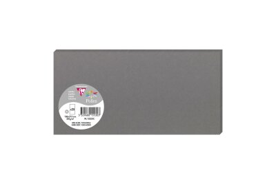 Clairefontaine Karte DL Pollen 210g Dunkelgrau