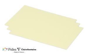 Clairefontaine Karte C5 Pollen 210g Kanarigelb