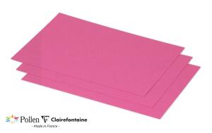 Clairefontaine Karte C5 Pollen 210g fuchsia