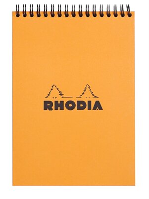 Rhodia Notizblock A5 Doppel lin 80Bl orange