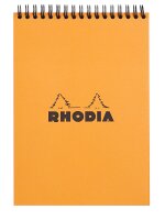 Rhodia Notizblock A5 Doppel lin 80Bl orange