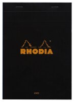 Rhodia Notizblock A5 geh lin Rd 80Bl schw