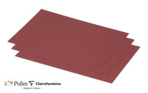 Clairefontaine Karte C5 Pollen 210g bordeaux