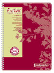 Clairefontaine Spiralheft Forever A4 kariert 50Bl