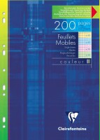 Clairefontaine Ringbucheinlagen A4 kar 100 Bl sort