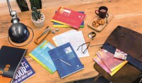 Clairefontaine Ringbucheinlagen A4 liniert m Rd 100Bl