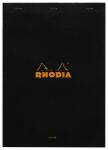 Rhodia Notizblock A4 geh blank 80Bl sw