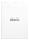 Rhodia Block Rhodia White A4 kar 80Bl
