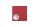 Clairefontaine Karte Pollen 135x135 210g kirschrot