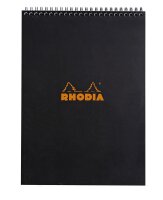 Rhodia Notizblock A4 Doppel kar 80Bl schw