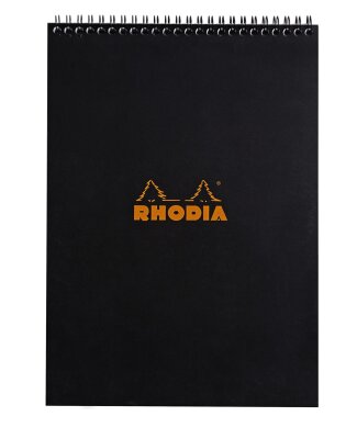 Rhodia Notizblock A4 Doppel lin 80Bl schw
