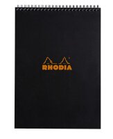 Rhodia Notizblock A4 Doppel lin 80Bl schw