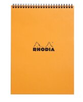 Rhodia Notizblock A4 Doppel lin 80Bl orange