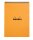 Rhodia Notizblock A4 Doppel lin 80Bl orange