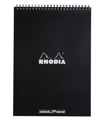 Rhodia Notizblock A4 Doppel dot 80Bl schw