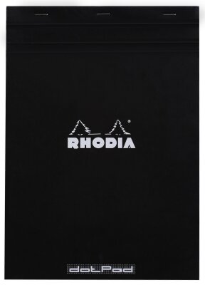 Rhodia DotPad Rhodia A4 kar 80Bl schwarz