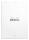 Rhodia Block Rhodia White A4 lin 80Bl