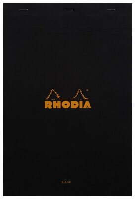 Rhodia Notizblock 21x31,8 blanco 80Bl sw
