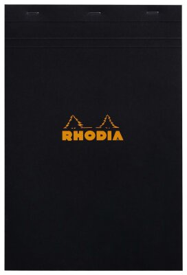 Rhodia Notizblock A4+ geh mperf kar 80Bl sw