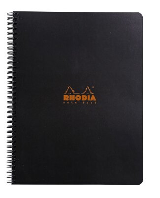 Rhodia Notebook A4+ kariert mRd 80Bl sort