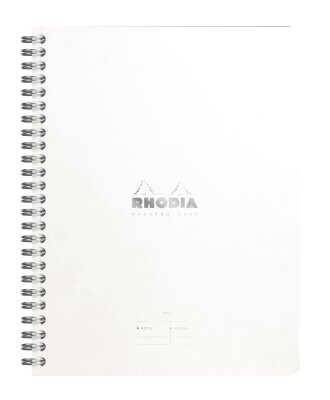 Rhodia Meeting Book White A5+ 80Bl 80g