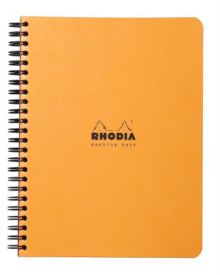 Rhodia MeetBook m Spir 14,8x21 80B ora