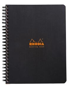 Rhodia MeetingBook m Spir 16x21 80Bl sw