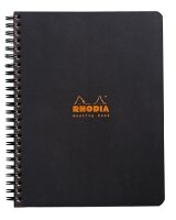 Rhodia Meetingbook m Spir 14,8x21 80Bl sort