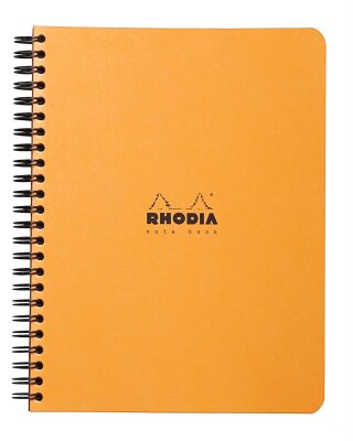 Rhodia Notebook A5+ kariert 80Bl orange