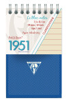 Clairefontaine Spiralbl.-1951 7,5x12,7/60Bl lin so
