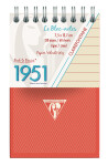 Clairefontaine Spiralbl.-1951 7,5x12,7/60Bl lin so