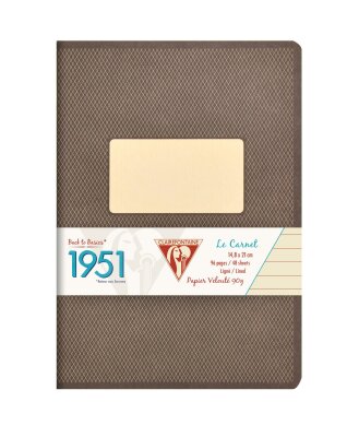 Clairefontaine 1951 Heft A5 48Bl liniert sw