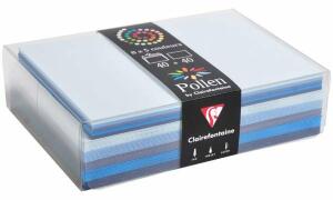 Clairefontaine K-Set 5St 40K+40U 90x140 Blau sort