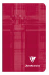 Clairefontaine Notizheft 7,5x12 liniert 4x4 24Bl