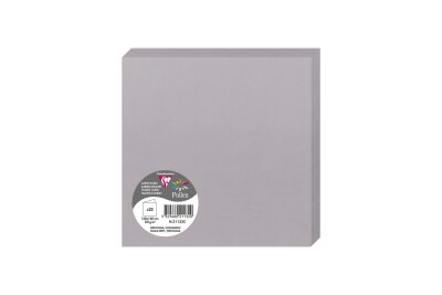 Clairefontaine Doppelkarte 160x160 Koalagrau