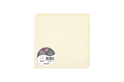 Clairefontaine Doppelkarte 160x160 elfenbein