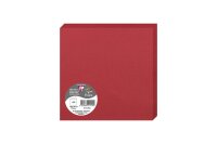Clairefontaine Doppelkarte 160x160 kirschrot