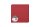 Clairefontaine Doppelkarte 160x160 kirschrot